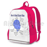 Funny Retired Teacher Outdoor Hiking Backpack