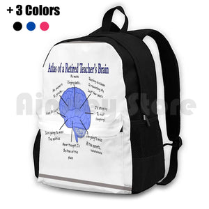Funny Retired Teacher Outdoor Hiking Backpack