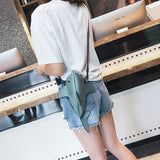 Funny Shark Women Shoulder Messenger Bag PU Leather Phone Crossobdy Bolsas
