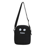 Funny Shoulder Bag Women Nylon Ghost Crossbody Bags Cartoon Harajuku