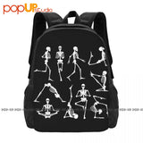 Funny Skeleton Yoga Backpack Large Capacity Print Gym Bag for Travel
