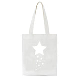 Funny Star Canvas Women Shopping Bags Girl Shoulder Cloth Bags Reusable