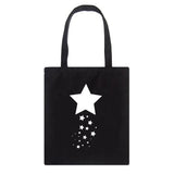 Funny Star Canvas Women Shopping Bags Girl Shoulder Cloth Bags Reusable