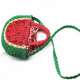 Watermelon Straw Handbags Crossbody Beach Bag