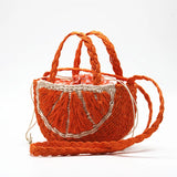 Watermelon Straw Handbags Crossbody Beach Bag