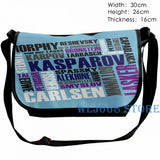 Funny Chess T-Champs Graphic Print Shoulder Bag for Men & Women