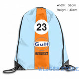 Gulf Oil Racing Graphic Print Shoulder Bag for Men Women