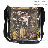 Funny Hieronymus Bosch Garden of Earthly Delights Shoulder Bag