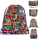 Funny Graphic Print Shoulder Bag Men Women