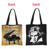 Fur Elise Piano Sheet Music Print Handbag Beethoven Tote Bag