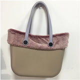 Fur Trim Women Bag Size Decoration for obag Classic