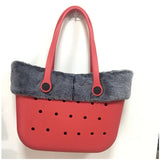 Fur Trim Women Bag Size Decoration for obag Classic