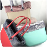 Fur Trim Women Bag Size Decoration for obag Classic
