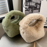 Furry Crossbody Bag Plush Small Handbag
