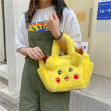 Faux Fur Winter Tote Bag for Women