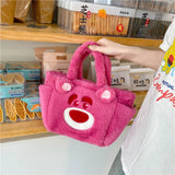 Faux Fur Winter Tote Bag for Women