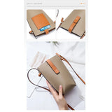 Leather Mini Women's Retro Phone Bag Pouches Vertical Crossbody