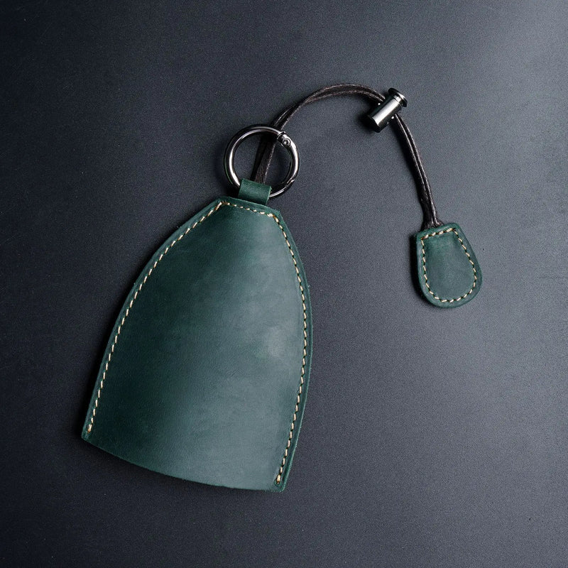 Crazy Horse Leather Car Key Holder - High Quality Key Case