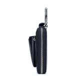 Men's Leather Key Holder Zipper Car Remote Control Package