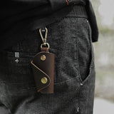 Arrival Leather Key Holder Vintage Crazy Horse Leather Key Bag