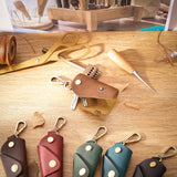 Arrival Leather Key Holder Vintage Crazy Horse Leather Key Bag