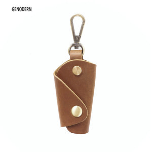 Arrival Leather Key Holder Vintage Crazy Horse Leather Key Bag