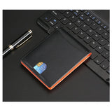 RFID Blocking Leather Money Clip Slim Wallet for Men