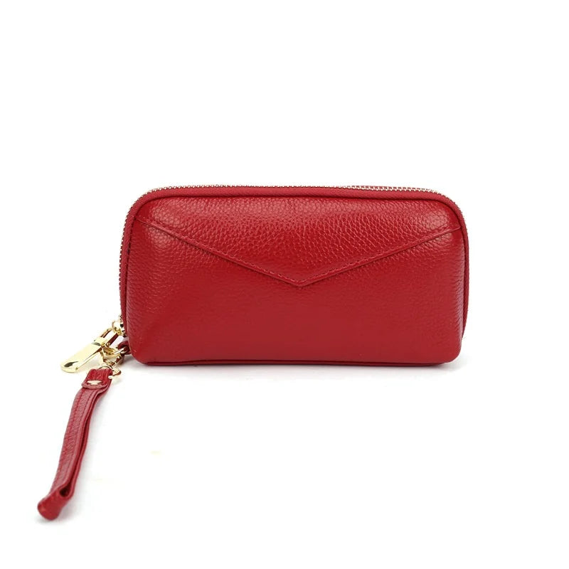 GENODERN Leather Long Wallet Large Capacity