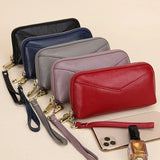 GENODERN Leather Long Wallet Large Capacity