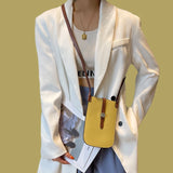 Cowhide Mobile Phone Bag Female Messenger Bag Leather Lightweight