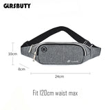 Waist Bag with Earphone Hole for Phone Key Travel
