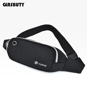 Waist Bag with Earphone Hole for Phone Key Travel
