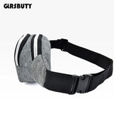 Waist Bag with Earphone Hole for Phone Key Travel