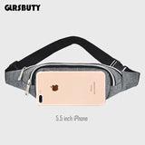 Waist Bag with Earphone Hole for Phone Key Travel