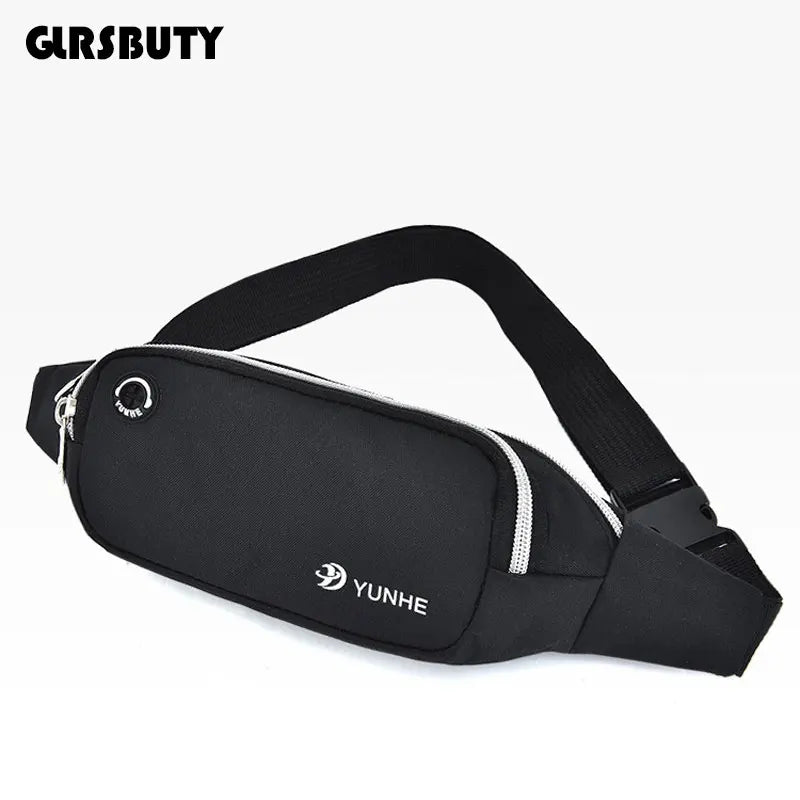 Waist Bag with Earphone Hole for Phone Key Travel