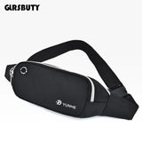 Waist Bag with Earphone Hole for Phone Key Travel