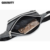 Waist Bag with Earphone Hole for Phone Key Travel