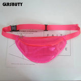 Fanny Pack Laser Transparent Waist Bag Hologram Bag Belt Bag