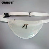 Fanny Pack Laser Transparent Waist Bag Hologram Bag Belt Bag