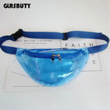 Fanny Pack Laser Transparent Waist Bag Hologram Bag Belt Bag