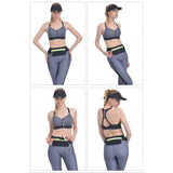 Slim Waist Bag Fanny Pack Men Women Money Belt Bum Bag with Earphone Hole