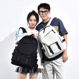 High School Backpack Minimalist Large Capacity Couple Bag Men Women Backpacks