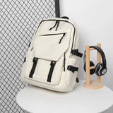 High School Backpack Minimalist Large Capacity Couple Bag Men Women Backpacks