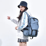 High School Backpack Minimalist Large Capacity Couple Bag Men Women Backpacks