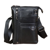 CORAL Leather Men Phone Bag Travel Shoulder Bags Mobile/Cell Phone Pouch