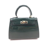 GREEN WOMEN Girls PVC Candy Colors TOTE Bag Silicon Tote Beach bag