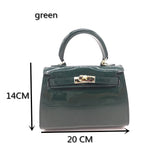 GREEN WOMEN Girls PVC Candy Colors TOTE Bag Silicon Tote Beach bag