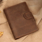 Cowhide Men's Wallet Crazy Horse Leather Multi-card Walet Pocket