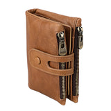 RFID Men's Leather Wallet Crazy Horse Casual Wallet