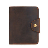 Men's Crazy Horse Cowhide Wallet Oil Wax Leather Bag